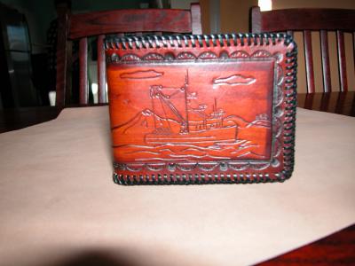 Wallets, Custom, Full Grain Leather, Hand tooled, Hand made in the Okanagan, Oliver, B.C., Canada.