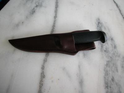 Knife Sheath Assorted, Custom, Full Grain Leather, Hand tooled, Hand made in the Okanagan, Oliver, B.C., Canada.