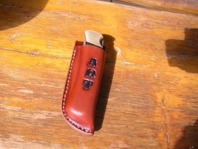 Knife Sheath Assorted, Custom, Full Grain Leather, Hand tooled, Hand made in the Okanagan, Oliver, B.C., Canada.