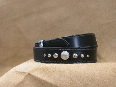 Belts with Conchos, Custom, Full Grain Leather, Hand tooled, Hand made in the Okanagan, Oliver, B.C., Canada.