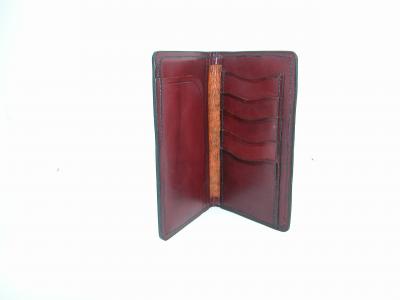 Wallets Roper & Checkbook Style, Custom, Full Grain Leather, Hand tooled, Hand made in the Okanagan, Oliver, B.C., Canada.