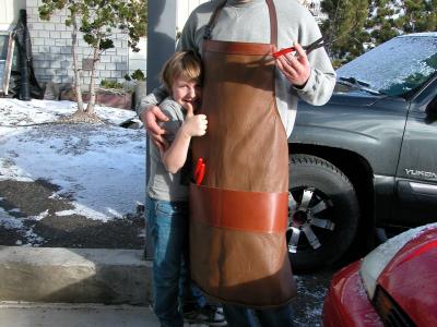 Aprons Assorted, Full Grain Leather, Hand tooled, Hand made in the Okanagan, Oliver, B.C., Canada.