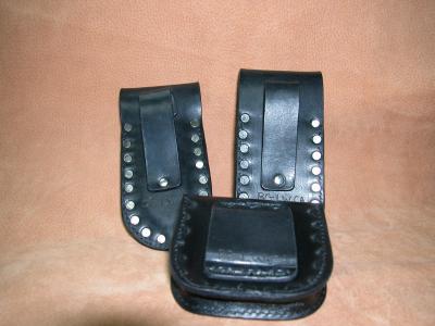 Knife Sheath Assorted, Custom, Full Grain Leather, Hand tooled, Hand made in the Okanagan, Oliver, B.C., Canada.