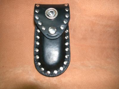 Knife Sheath Assorted, Custom, Full Grain Leather, Hand tooled, Hand made in the Okanagan, Oliver, B.C., Canada.