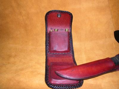 Cartridge Holder For Belt Or Strap, Custom, Full Grain Leather, Hand tooled, Hand Made in the Okanagan, Oliver, B.C., Canada.