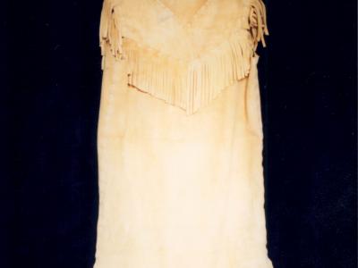 Aboriginal Rainbow dancers daughters Deer Skin dress