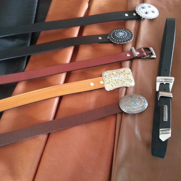 Belts Assorted, Custom, Full Grain Leather, Hand tooled, Hand made in the Okanagan, Oliver, B.C., Canada.