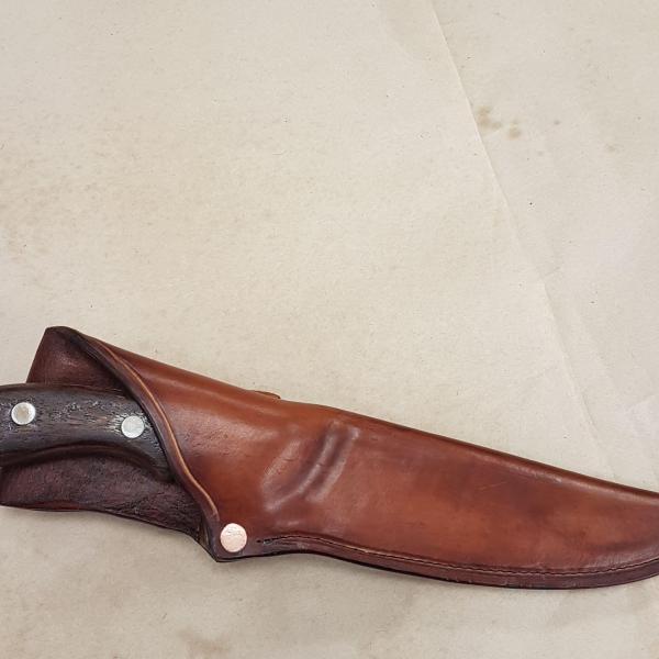 Knife Sheath Assorted, Custom, Full Grain Leather, Hand tooled, Hand made in the Okanagan, Oliver, B.C., Canada.