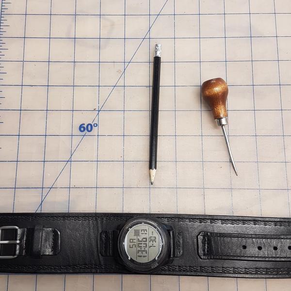 Pocket Watch Straps, Custom, Full Grain Leather, Hand tooled, Hand made in the Okanagan, Oliver, B.C., Canada.