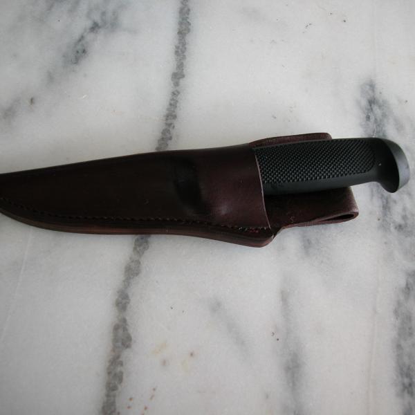 Knife Sheath Assorted, Custom, Full Grain Leather, Hand tooled, Hand made in the Okanagan, Oliver, B.C., Canada.